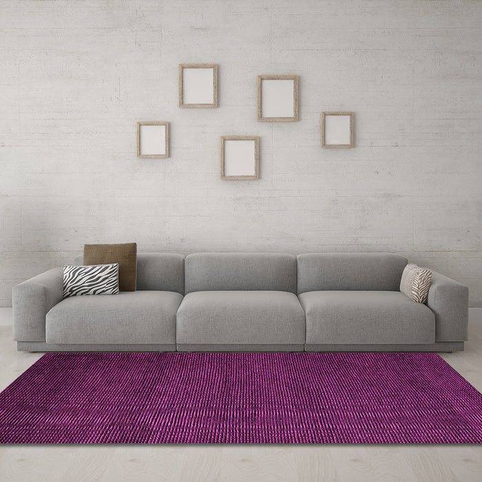 Machine Washable Abstract Pink Modern Rug in a Living Room, wshabs5561pnk
