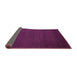 Sideview of Abstract Pink Modern Rug, abs5561pnk