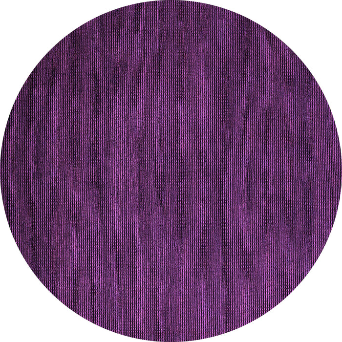 Round Abstract Purple Modern Rug, abs5561pur