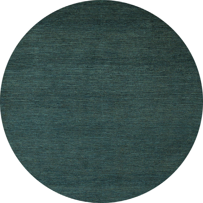 Round Abstract Light Blue Modern Rug, abs5561lblu