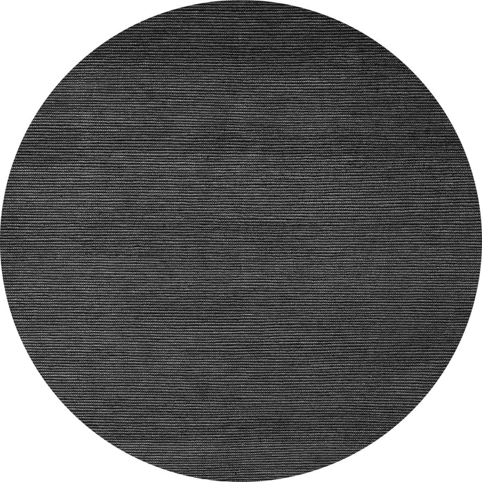 Round Abstract Gray Modern Rug, abs5561gry
