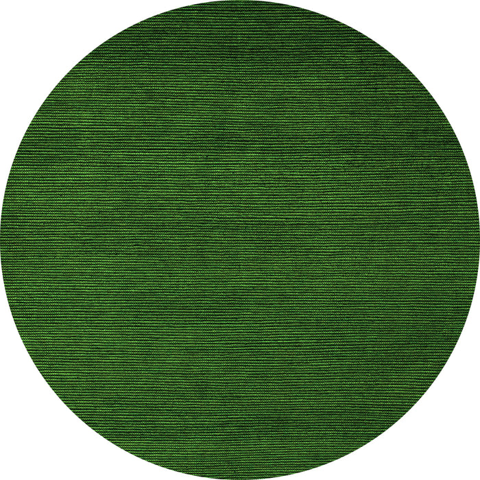 Round Abstract Green Modern Rug, abs5561grn