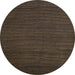 Round Machine Washable Abstract Brown Rug, wshabs5561