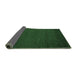 Sideview of Abstract Emerald Green Modern Rug, abs5561emgrn