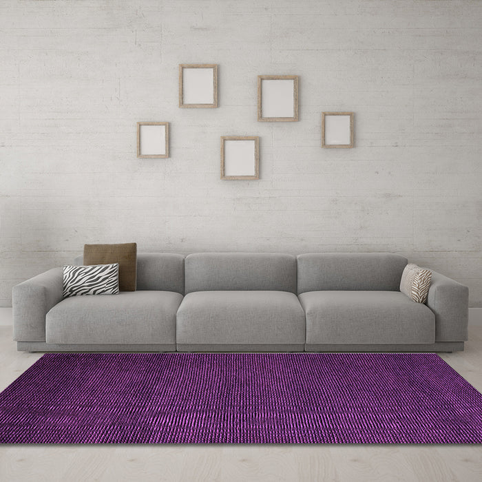 Machine Washable Abstract Purple Modern Area Rugs in a Living Room, wshabs5561pur