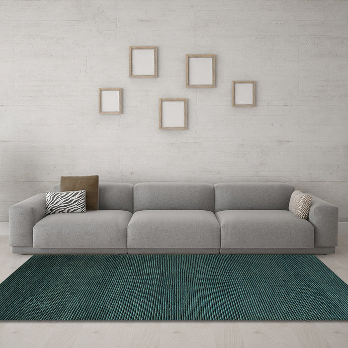 Machine Washable Abstract Light Blue Modern Rug in a Living Room, wshabs5561lblu