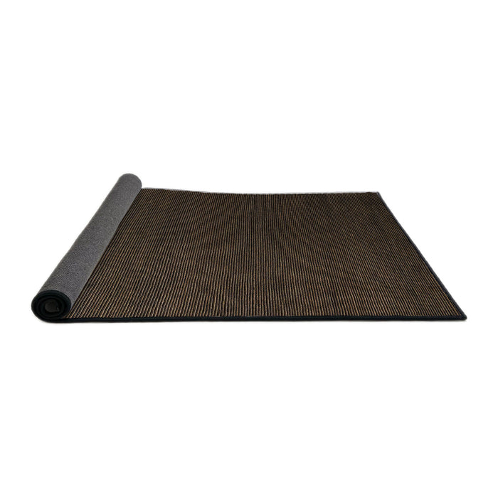 Sideview of Abstract Brown Modern Rug, abs5562
