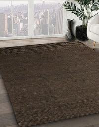 Abstract Brown Modern Rug, abs5562