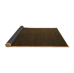 Sideview of Abstract Brown Modern Rug, abs5562brn