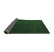 Sideview of Abstract Emerald Green Modern Rug, abs5562emgrn