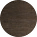 Round Abstract Brown Modern Rug, abs5562