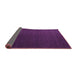 Sideview of Abstract Purple Modern Rug, abs5562pur