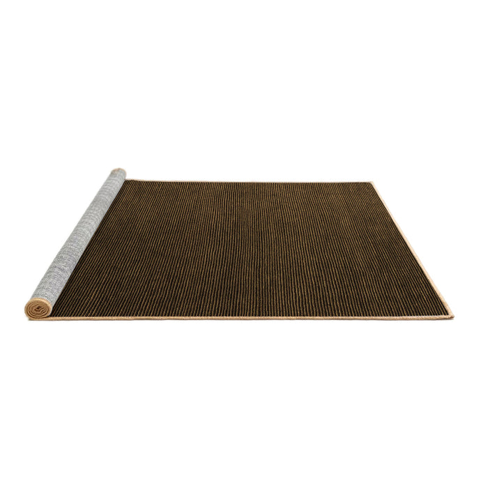 Sideview of Machine Washable Abstract Brown Modern Rug, wshabs5562brn