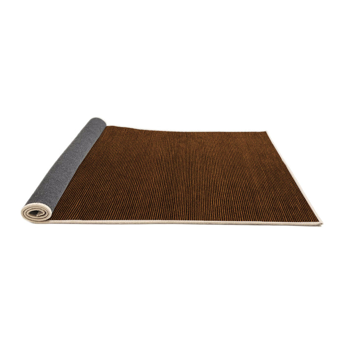 Sideview of Abstract Orange Modern Rug, abs5562org