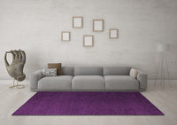 Machine Washable Abstract Purple Modern Rug, wshabs5562pur