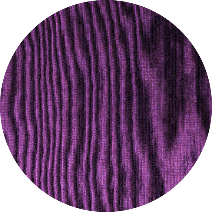 Round Machine Washable Abstract Purple Modern Area Rugs, wshabs5562pur