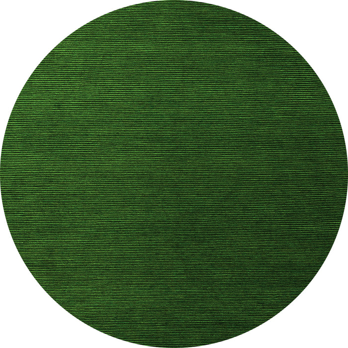 Round Machine Washable Abstract Green Modern Area Rugs, wshabs5562grn