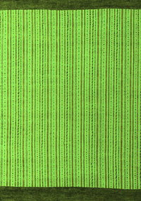 Abstract Green Modern Rug, abs5563grn