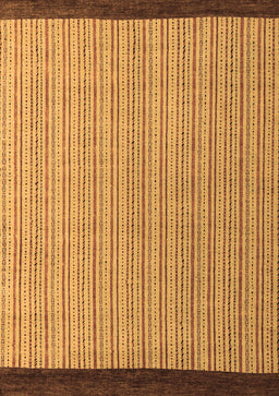 Abstract Brown Modern Rug, abs5563brn