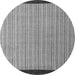 Round Abstract Gray Modern Rug, abs5563gry