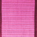 Square Machine Washable Abstract Pink Modern Rug, wshabs5563pnk