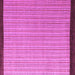 Square Abstract Purple Modern Rug, abs5563pur