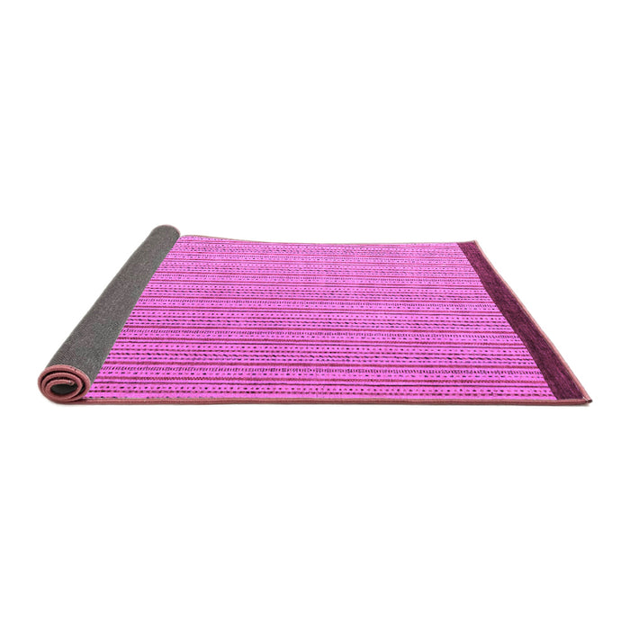 Sideview of Abstract Purple Modern Rug, abs5563pur