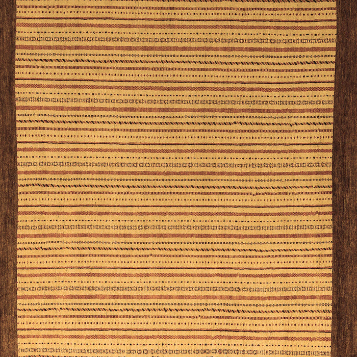 Square Machine Washable Abstract Brown Modern Rug, wshabs5563brn