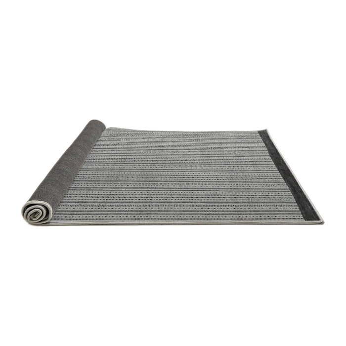 Sideview of Abstract Gray Modern Rug, abs5563gry