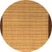 Round Abstract Brown Modern Rug, abs5563brn