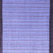 Square Abstract Blue Modern Rug, abs5563blu