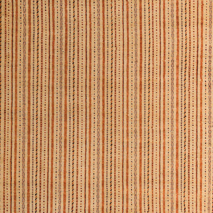 Machine Washable Abstract Orange Rug, wshabs5563