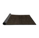 Sideview of Abstract Coffee Brown Modern Rug, abs5564