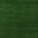 Square Abstract Green Modern Rug, abs5564grn