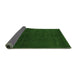 Sideview of Abstract Green Modern Rug, abs5564grn