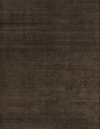 Machine Washable Abstract Coffee Brown Rug, wshabs5564