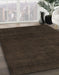 Machine Washable Abstract Coffee Brown Rug in a Family Room, wshabs5564