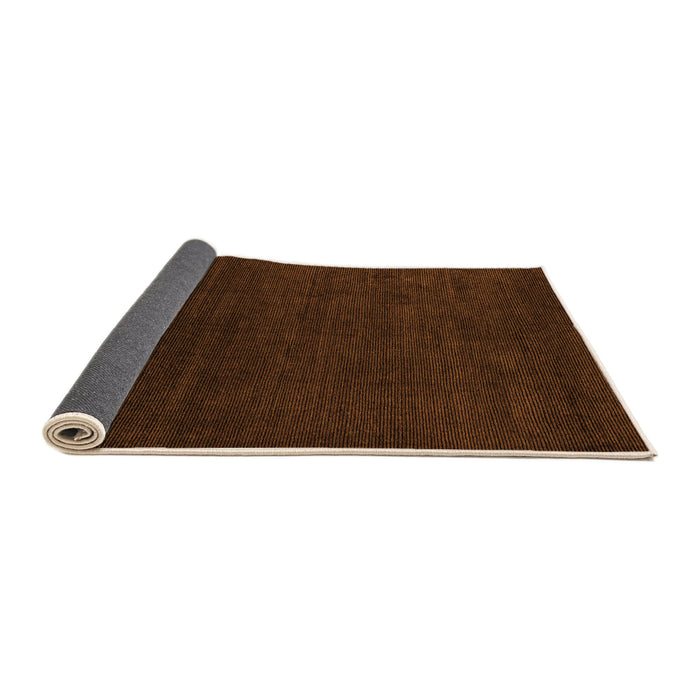 Sideview of Abstract Orange Modern Rug, abs5564org