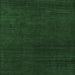 Square Machine Washable Abstract Emerald Green Modern Area Rugs, wshabs5564emgrn