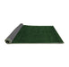 Sideview of Abstract Emerald Green Modern Rug, abs5564emgrn