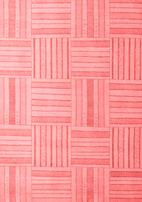 Checkered Red Modern Rug, abs5565red