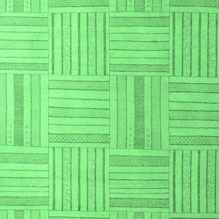 Checkered Emerald Green Modern Rug, abs5565emgrn