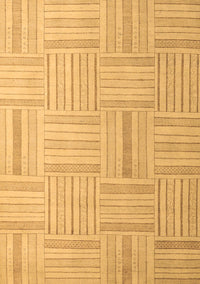 Checkered Brown Modern Rug, abs5565brn