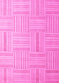 Checkered Pink Modern Rug, abs5565pnk