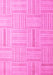 Checkered Pink Modern Rug, abs5565pnk