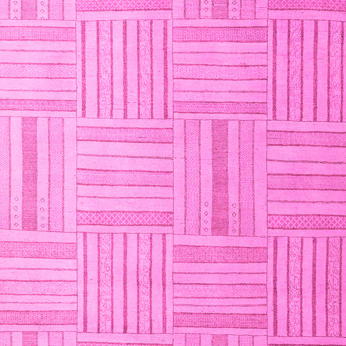Checkered Pink Modern Rug, abs5565pnk