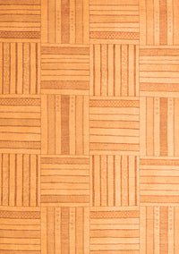 Checkered Orange Modern Rug, abs5565org