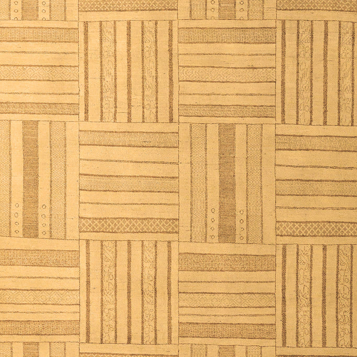 Machine Washable Checkered Brown Modern Rug, wshabs5565brn