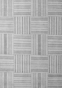 Checkered Gray Modern Rug, abs5565gry