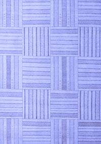 Checkered Blue Modern Rug, abs5565blu